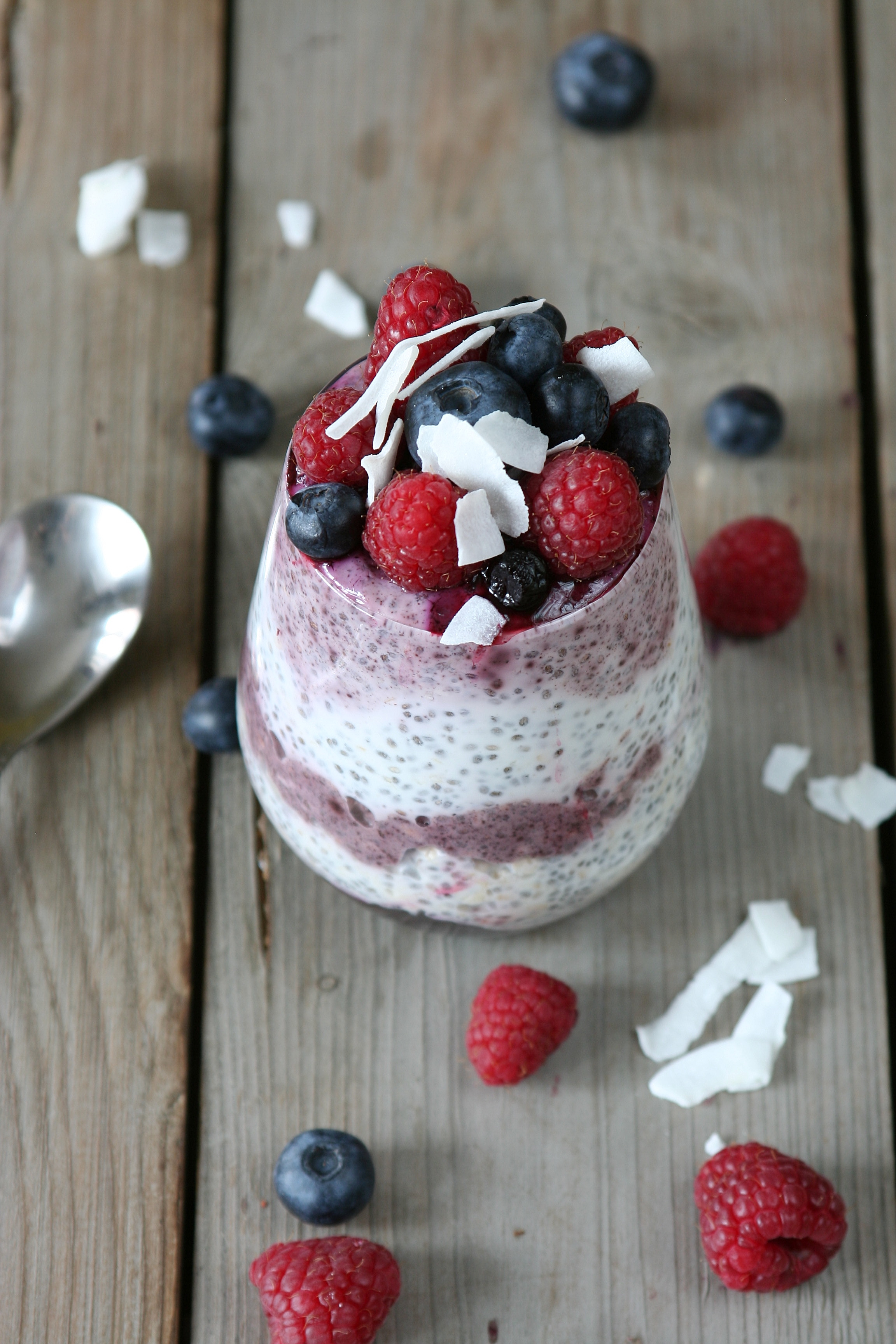 Chia pudink s acai