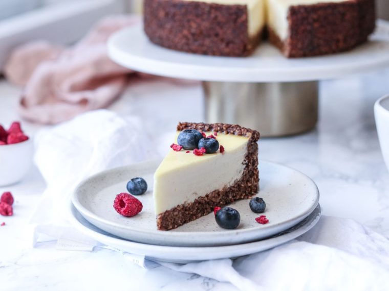 Tvarohový koláč (cheesecake) slazený xylitolem + 7. narozeniny Vařeniště